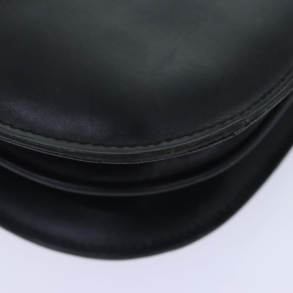 GUCCI Shoulder Bag Leather Black bs18161