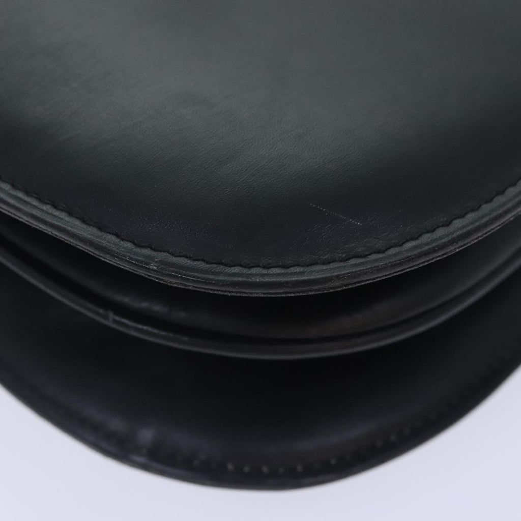 GUCCI Shoulder Bag Leather Black bs18161