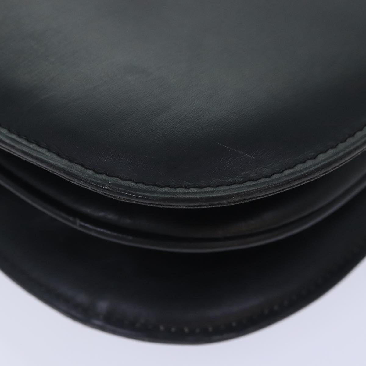 GUCCI Shoulder Bag Leather Black bs18161
