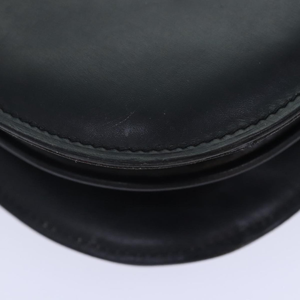 GUCCI Shoulder Bag Leather Black bs18161