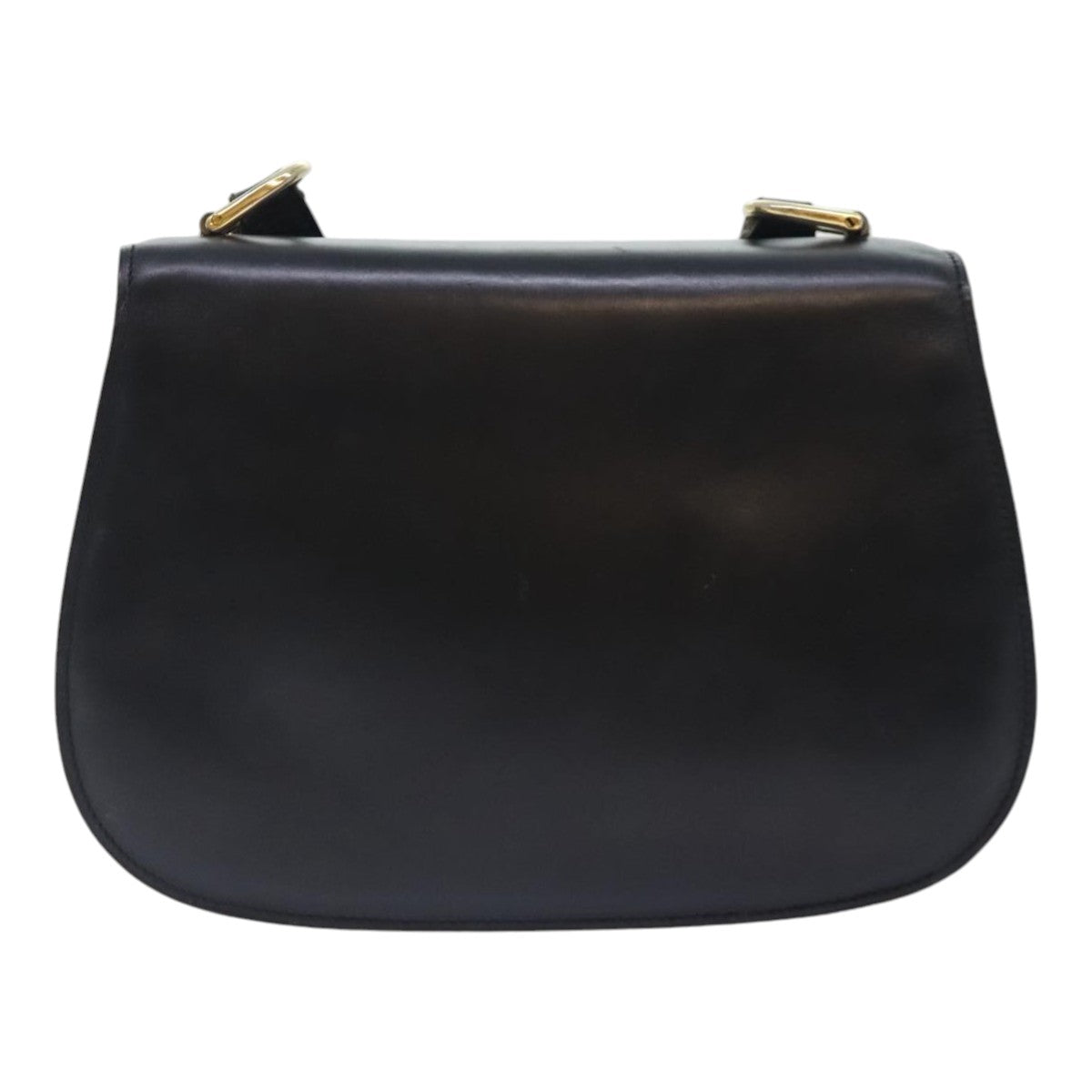 GUCCI Shoulder Bag Leather Black bs18161