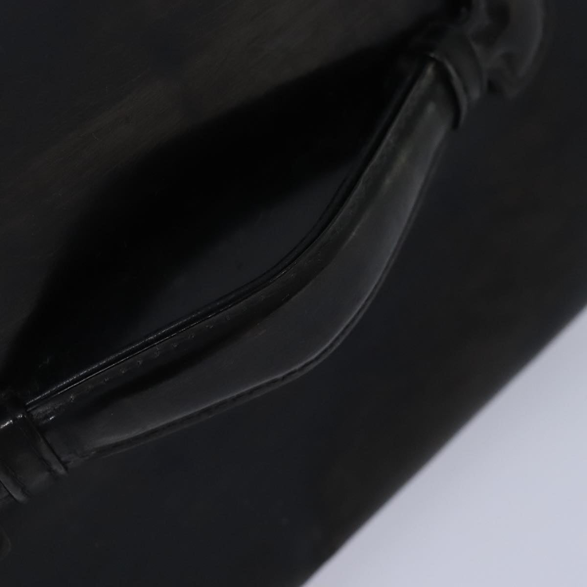 CHANEL COCO Mark Vanity Pouch Patent leather Black Gold CC bs18347