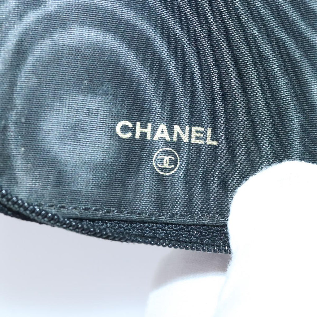 CHANEL Key Case Caviar Skin Black Gold CC bs18348