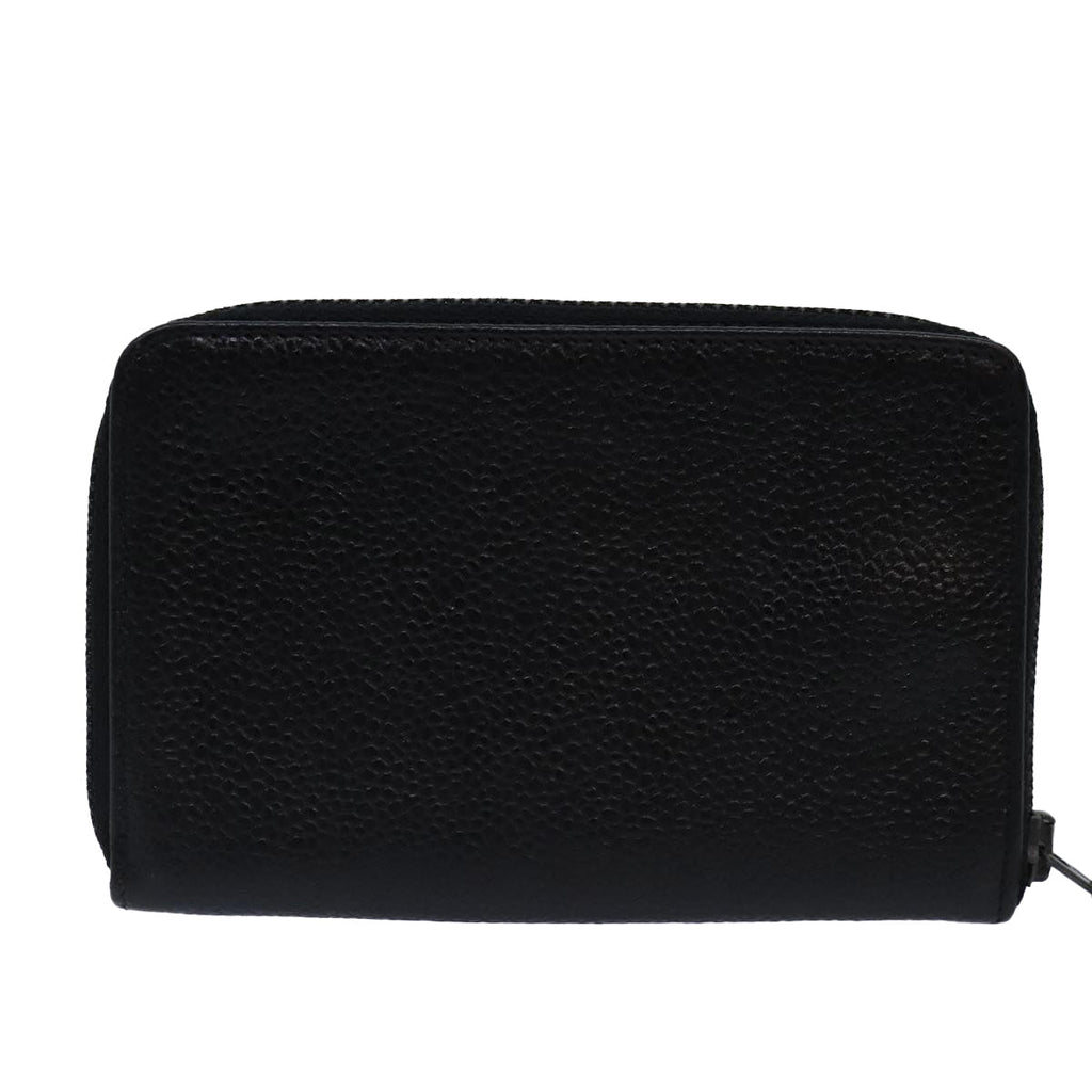 CHANEL Key Case Caviar Skin Black Gold CC bs18348