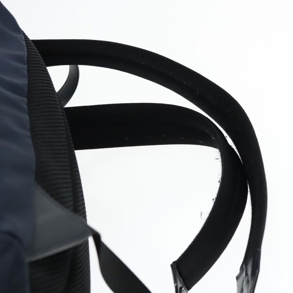 FENDI Backpack Nylon Navy Silver bs18443