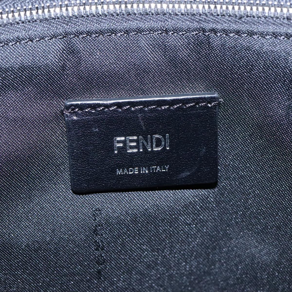FENDI Backpack Nylon Navy Silver bs18443
