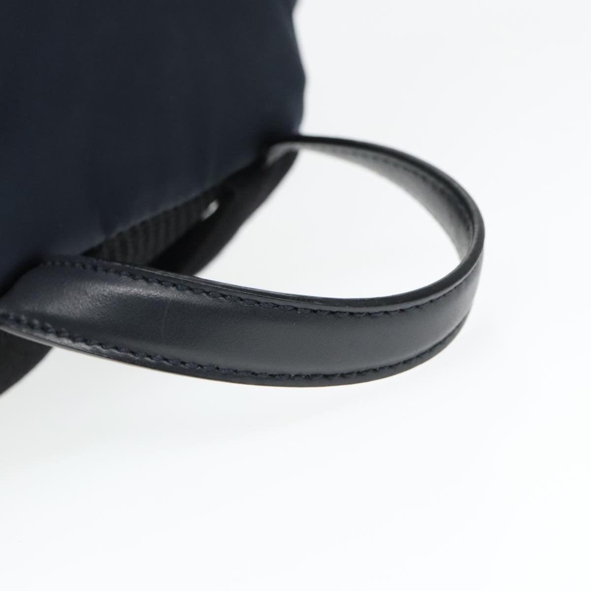 FENDI Backpack Nylon Navy Silver bs18443