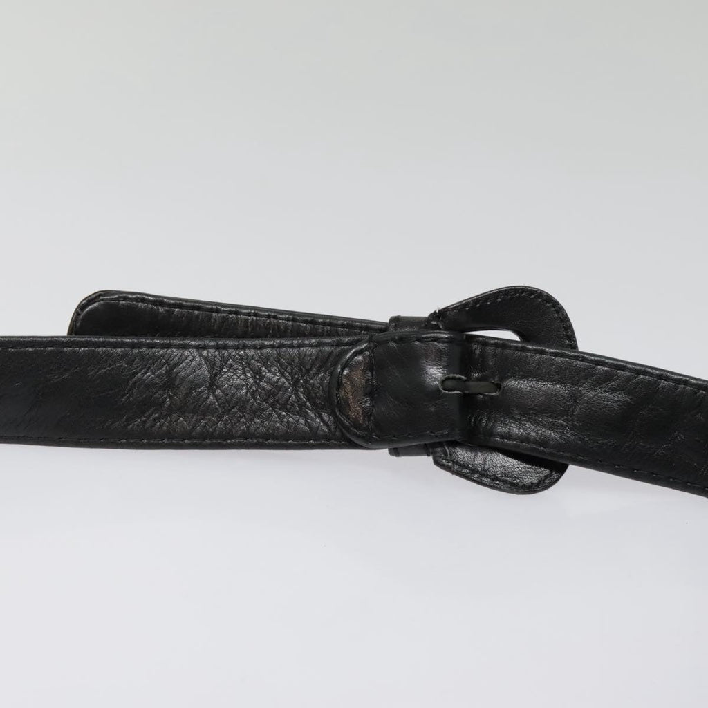 CHANEL Chain Waist bag Lamb Skin Black Gold CC bs18476
