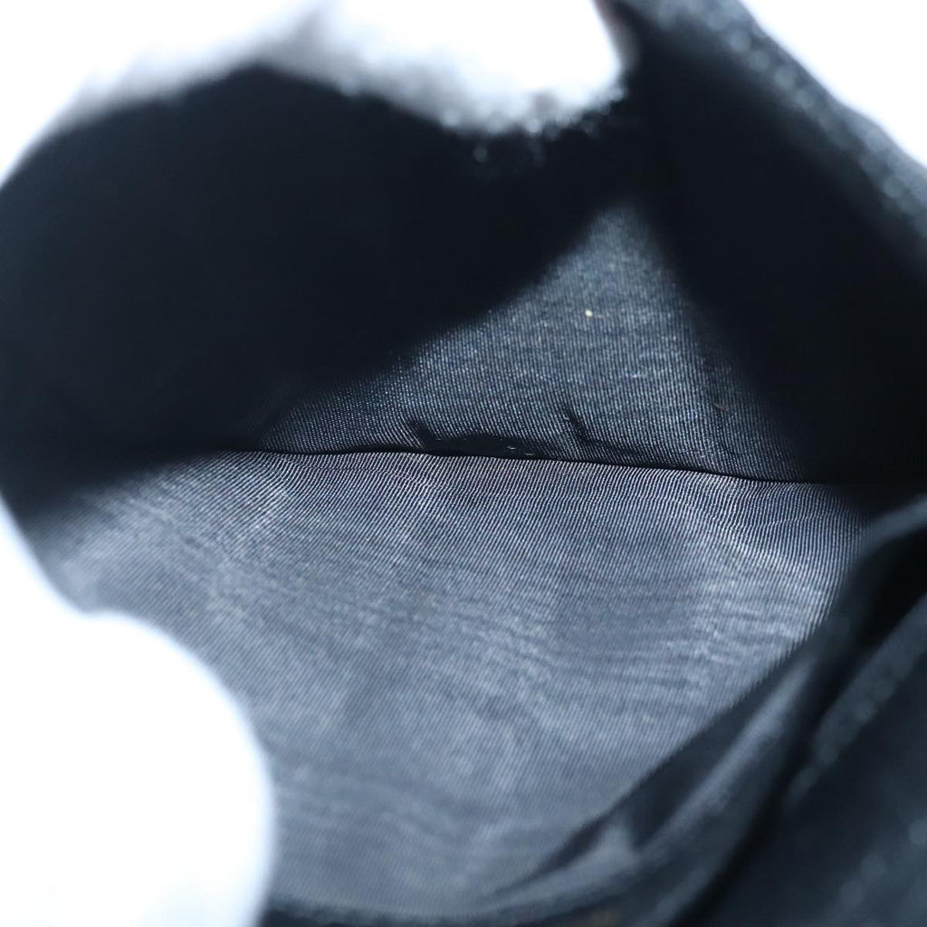CHANEL COCO Mark Wallet Leather Black Gold CC bs18721