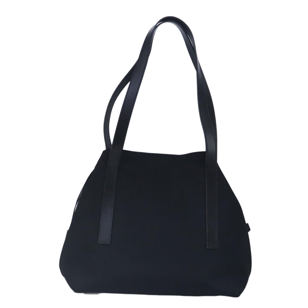 GUCCI Shoulder Bag Canvas Black Silver bs19043