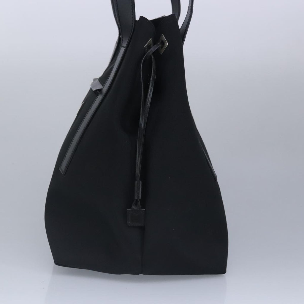 GUCCI Shoulder Bag Canvas Black Silver bs19043
