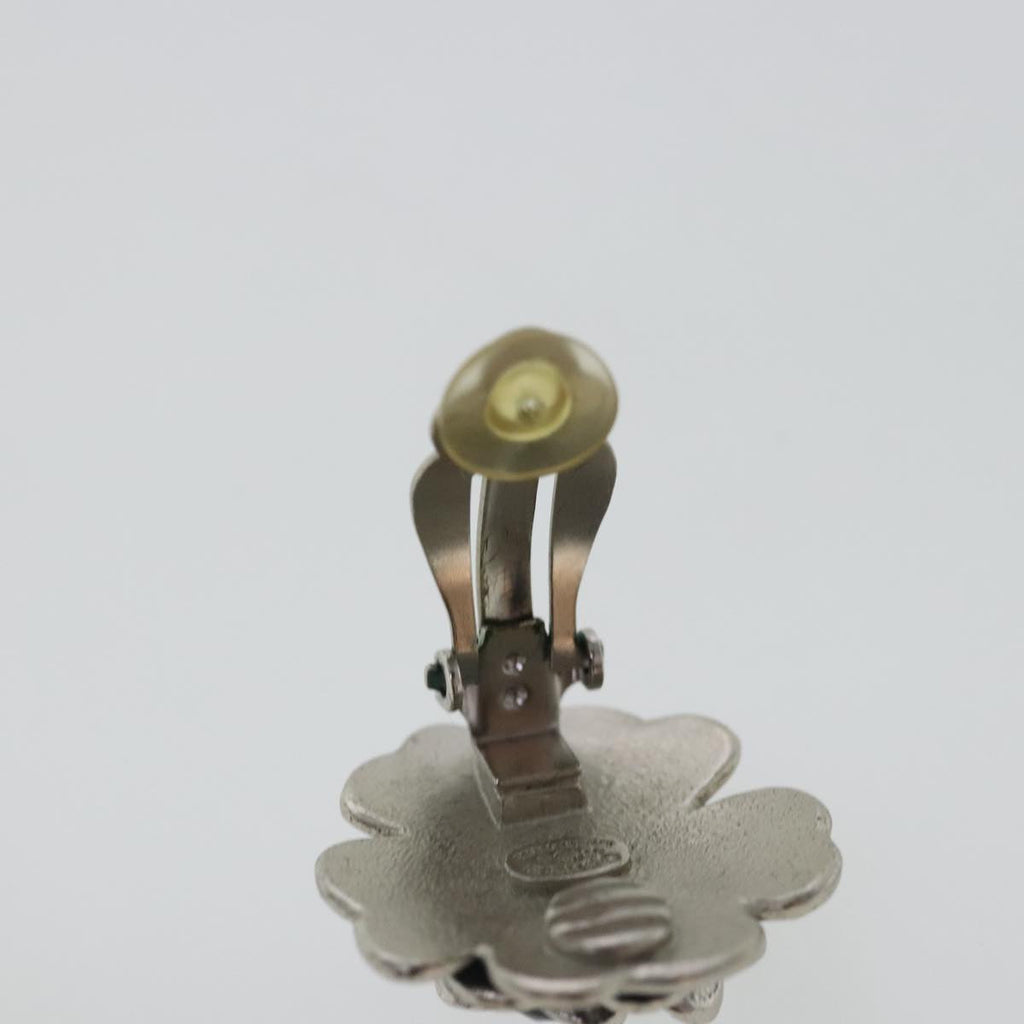CHANEL Earring metal Black CC bs19065