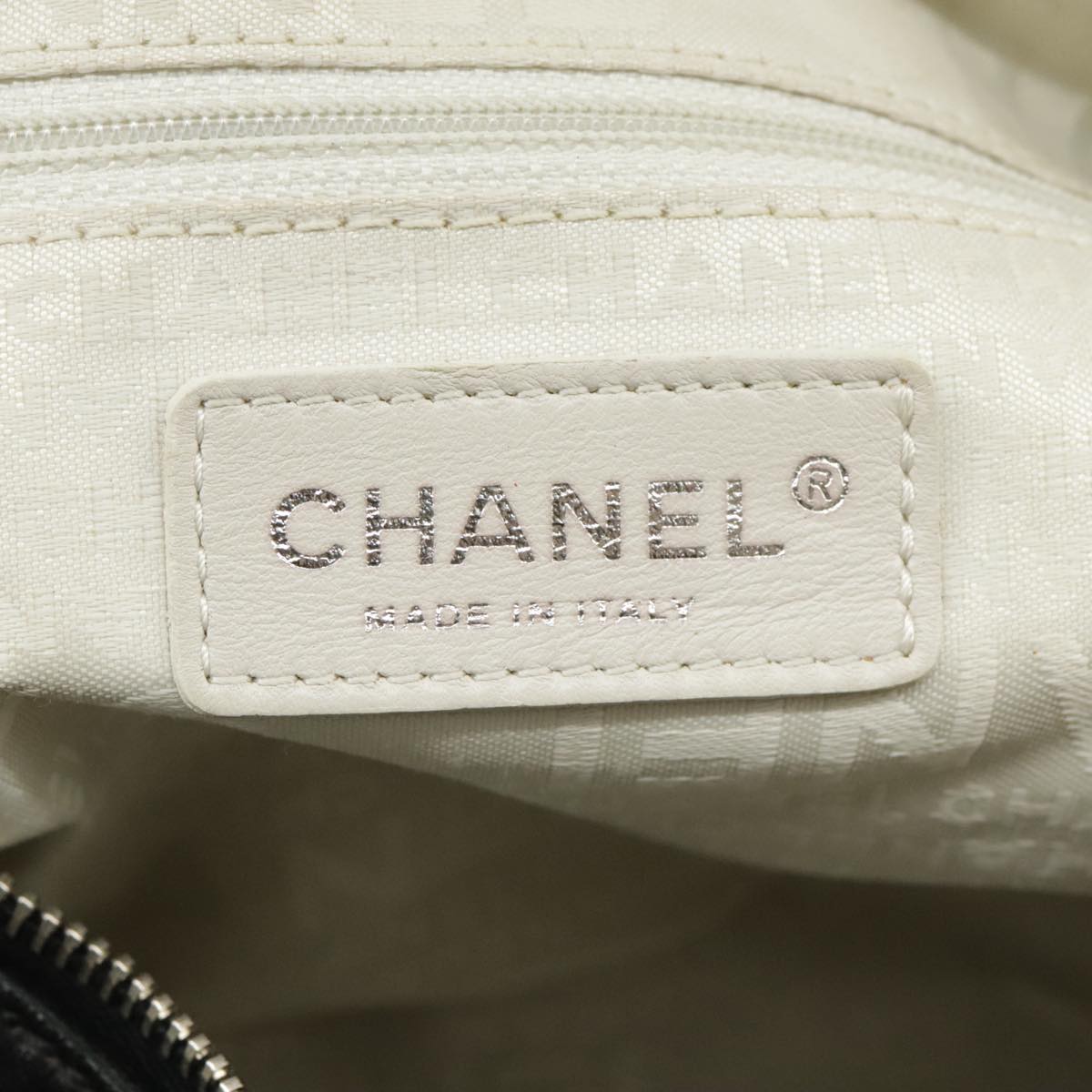 CHANEL Hand Bag Tweed Yellow Silver CC bs19419