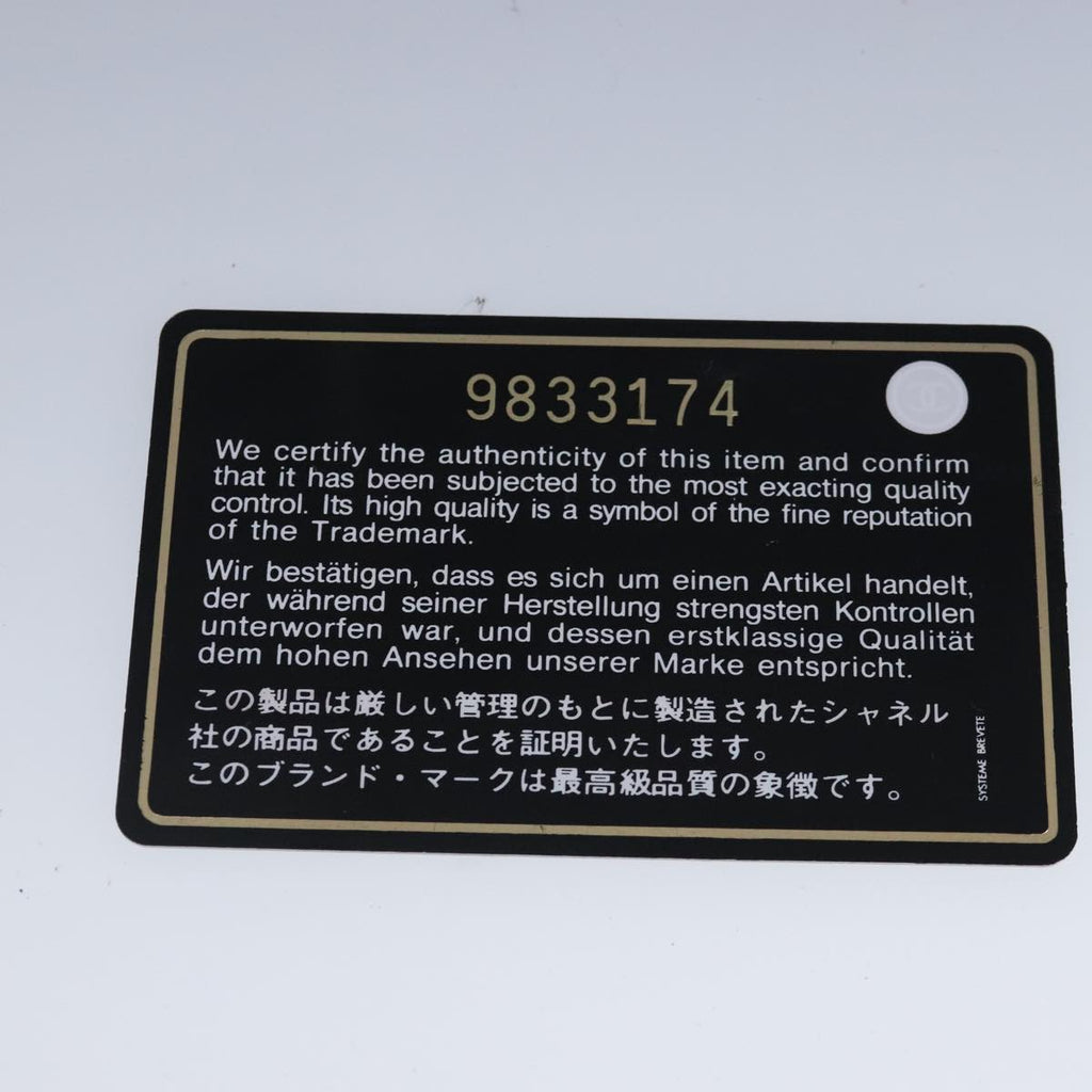 CHANEL Hand Bag Canvas Leather Pink Silver CC bs19432