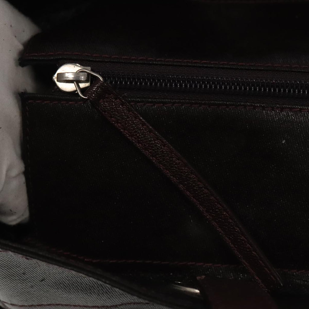 CHANEL Paris Biarritz Tote Bag Coated Canvas Brown Silver CC bs19435