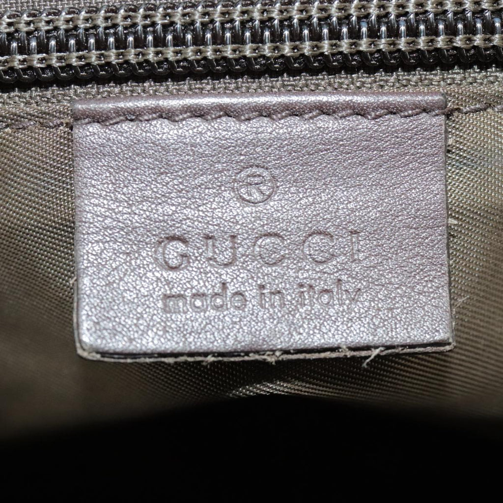GUCCI GG Canvas Tote Bag Beige Silver 283416 bs19440