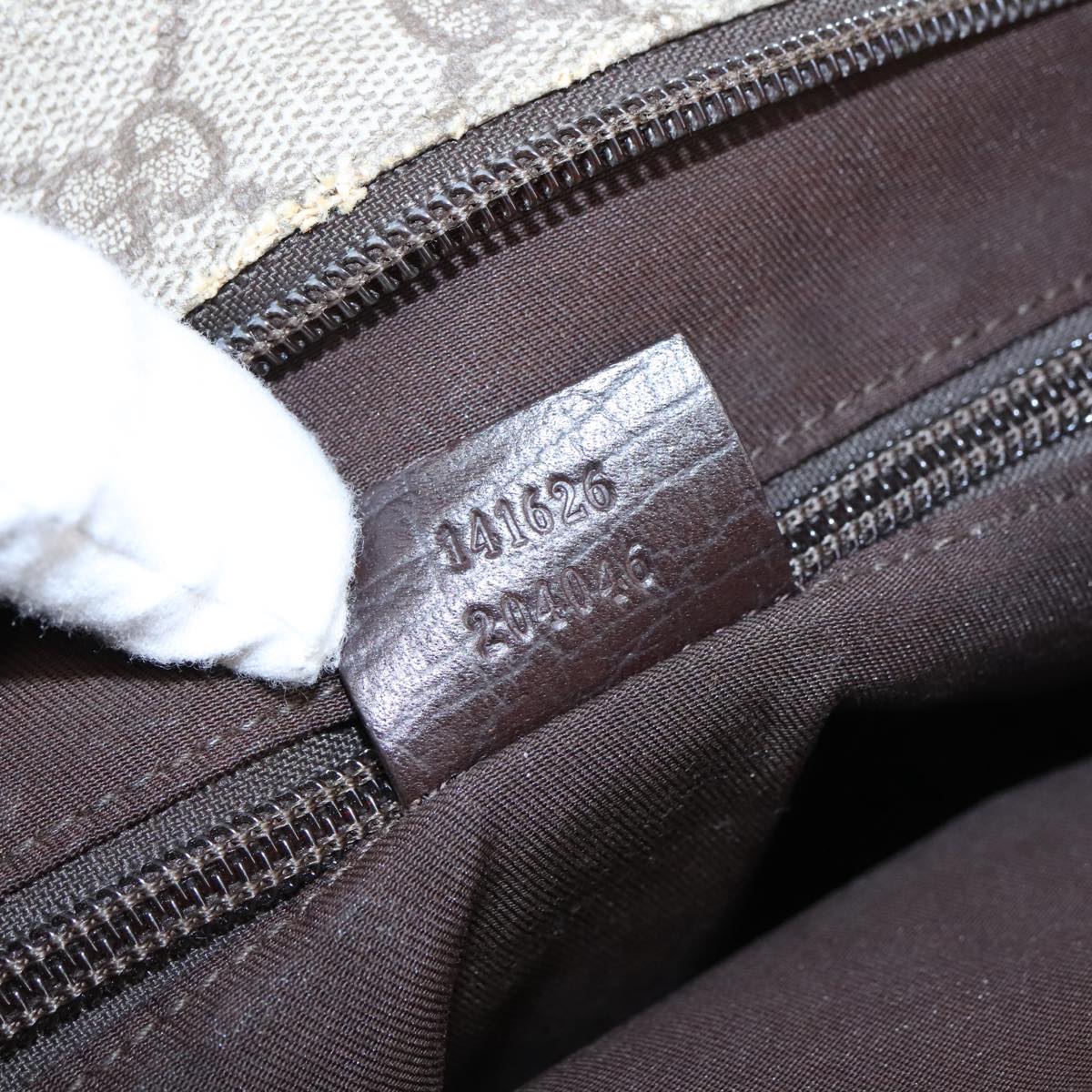 GUCCI GG Supreme Shoulder Bag PVC Beige 141626 bs19483