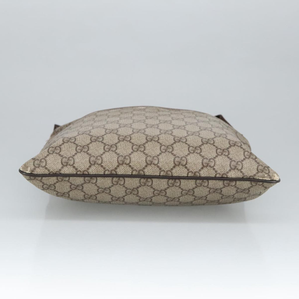 GUCCI GG Supreme Shoulder Bag PVC Beige 141626 bs19483