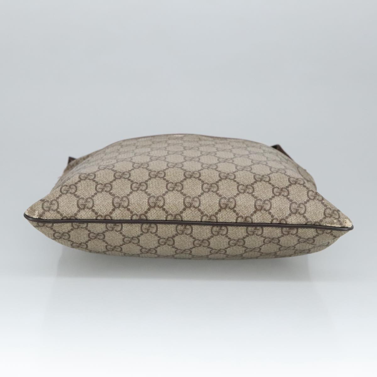 GUCCI GG Supreme Shoulder Bag PVC Beige 141626 bs19483