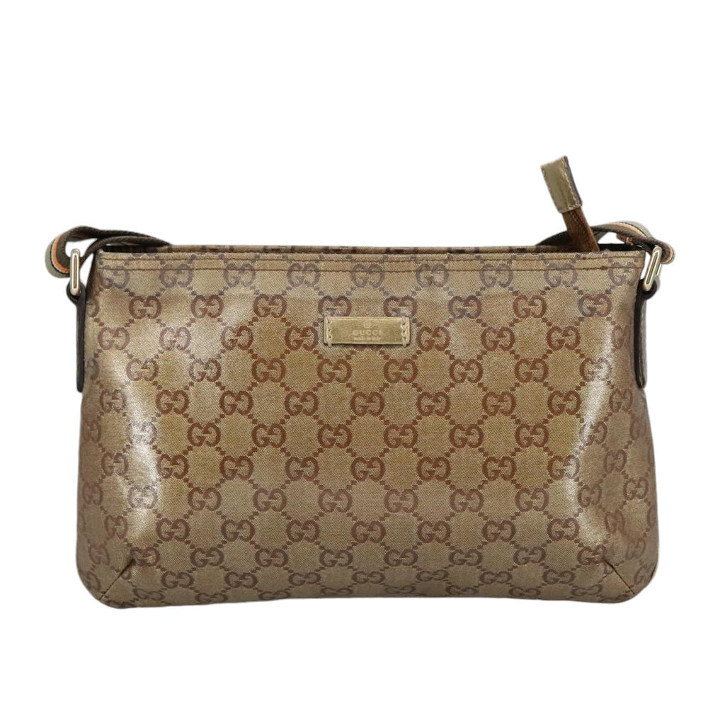 GUCCI GG crystal Shoulder Bag outlet Beige Gold 189749 bs19575