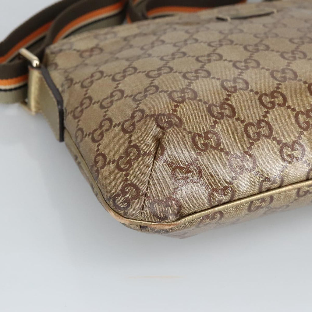 GUCCI GG crystal Shoulder Bag outlet Beige Gold 189749 bs19575