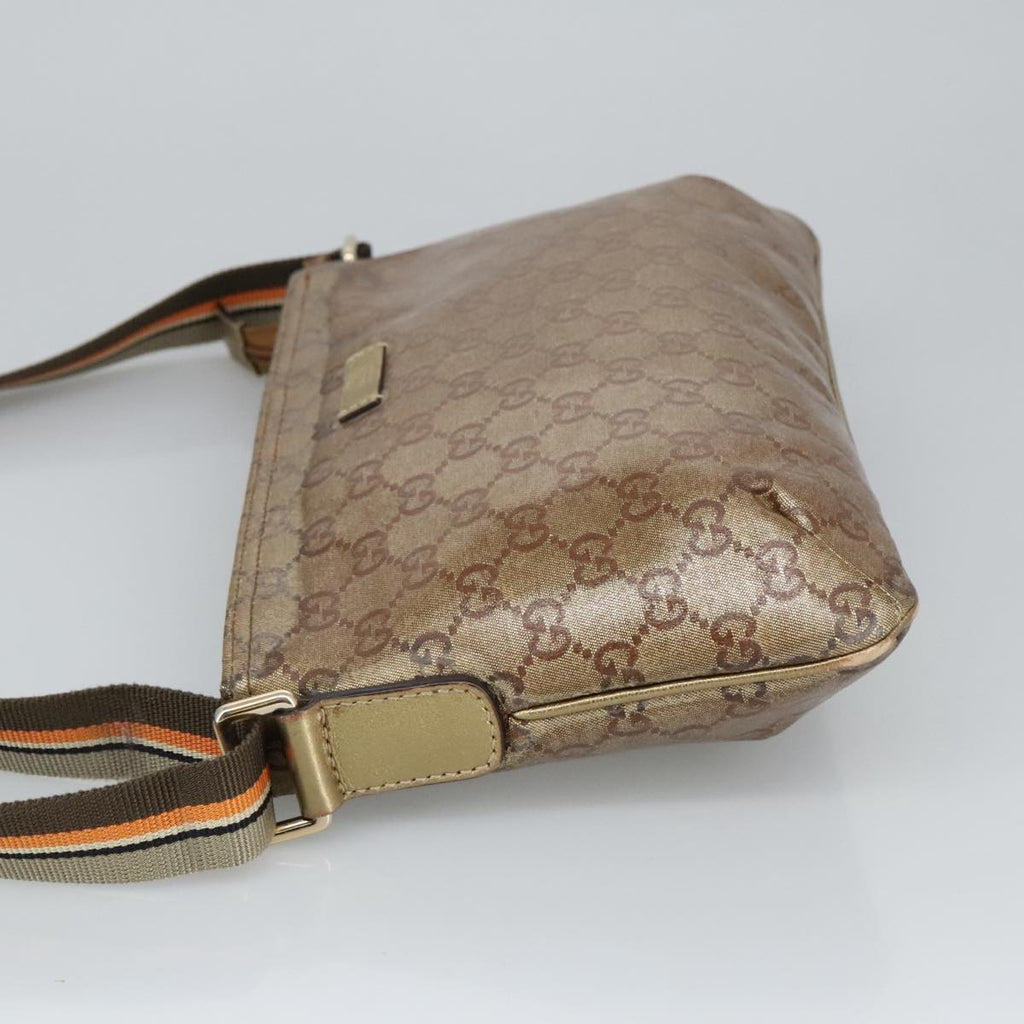 GUCCI GG crystal Shoulder Bag outlet Beige Gold 189749 bs19575