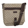 GUCCI GG Supreme Shoulder Bag PVC Beige 141626 bs19582
