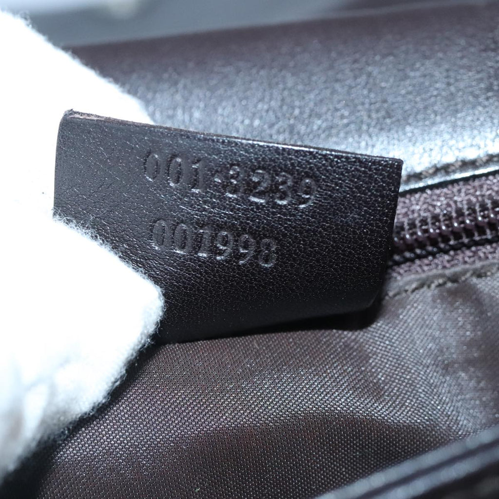 GUCCI Bamboo Hand Bag Leather Brown 001 3239 001998 bs19583