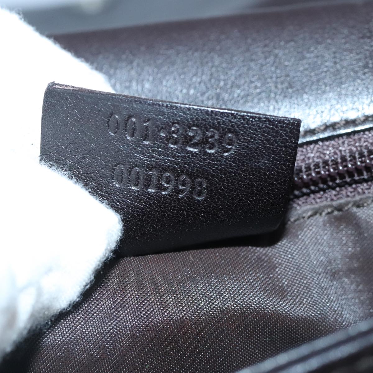 GUCCI Bamboo Hand Bag Leather Brown 001 3239 001998 bs19583