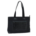 GUCCI Tote Bag Canvas Silver Black 019 0426 3444 bs19587
