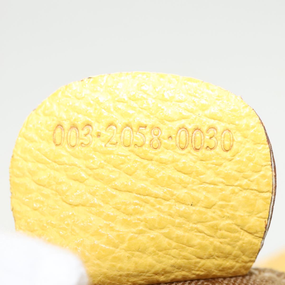 GUCCI Bamboo Backpack Suede Leather Yellow Gold 003 2058 0030 bs19589