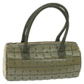 CHANEL Hand Bag plastic Khaki CC bs19614