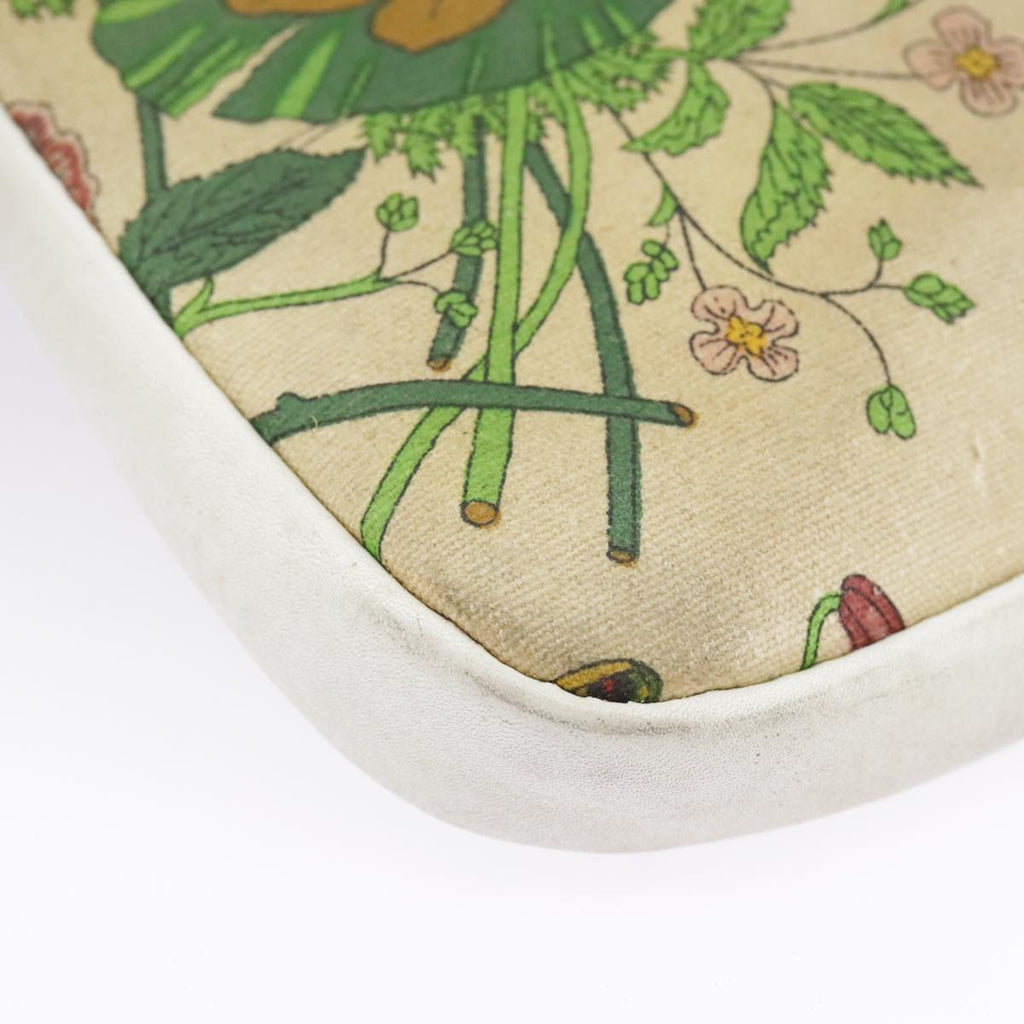 GUCCI Flora Clutch Bag Canvas Multicolor Gold 004 87 0142 bs19633