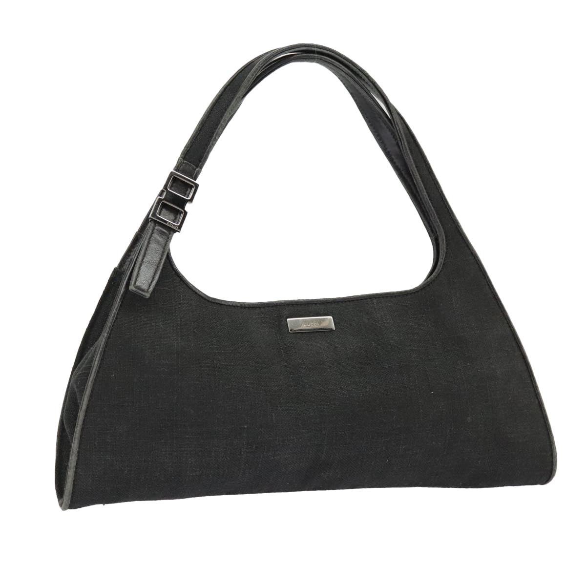 GUCCI Hand Bag Canvas Black 001 4243 bs19668