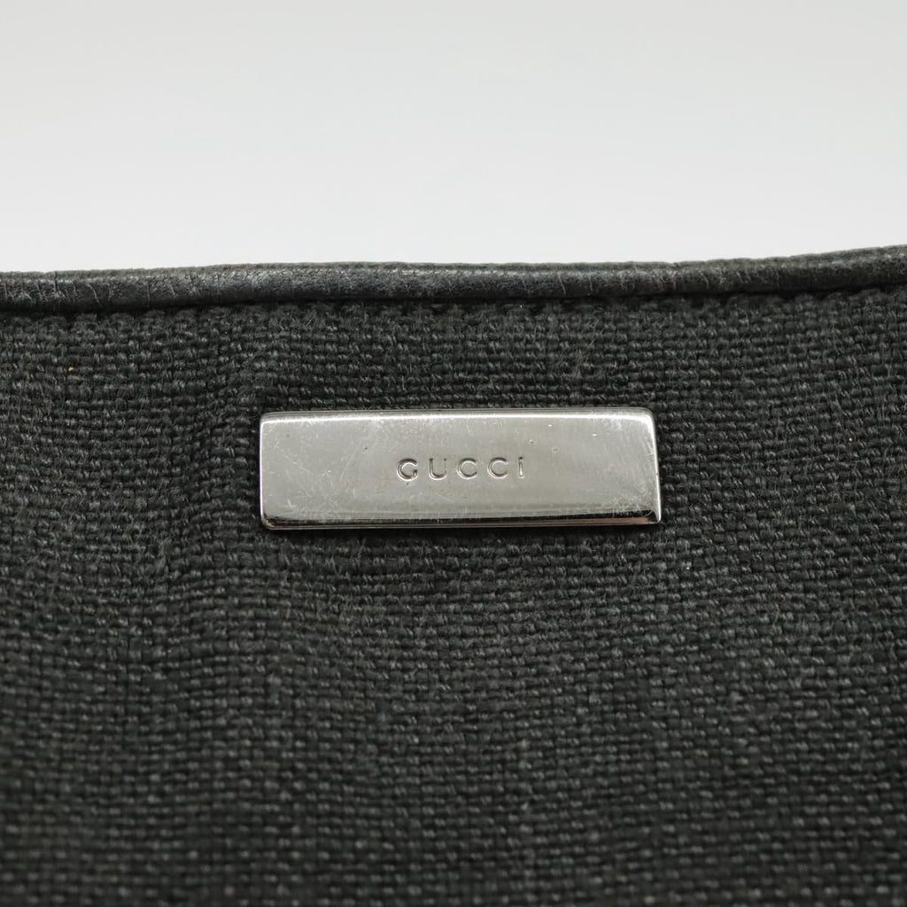 GUCCI Hand Bag Canvas Black 001 4243 bs19668