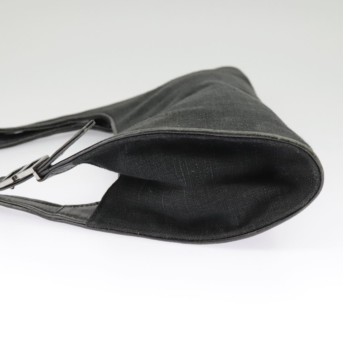 GUCCI Hand Bag Canvas Black 001 4243 bs19668