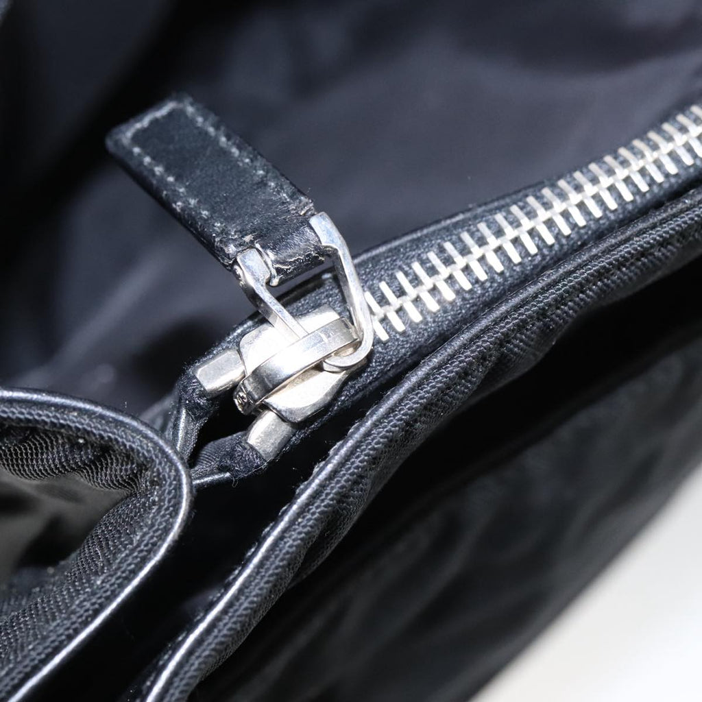 GUCCI Shoulder Bag Canvas Black Silver 002 1043 bs19670