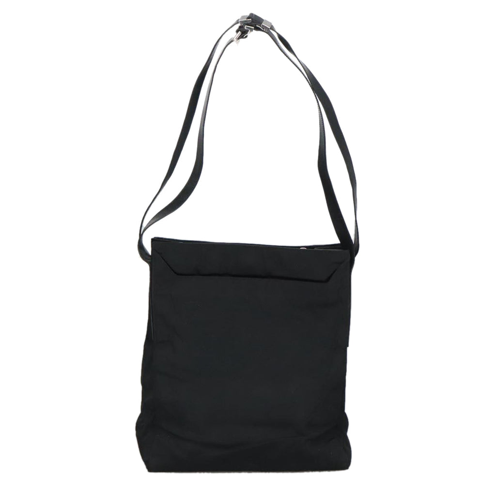 GUCCI Shoulder Bag Canvas Black Silver 002 1043 bs19670