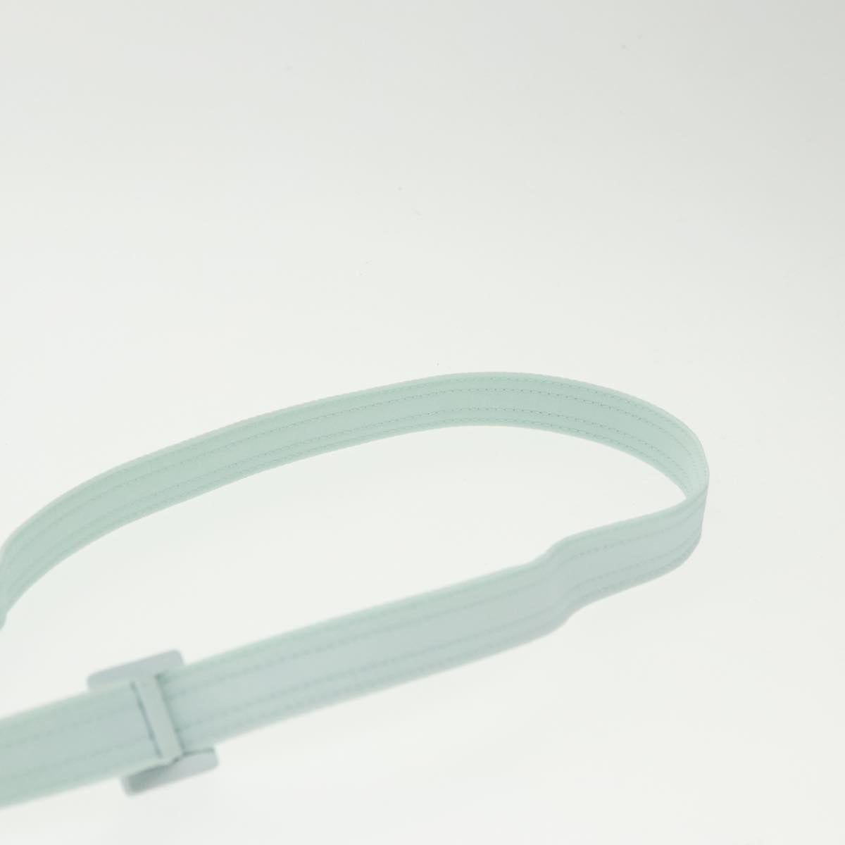 FENDI Shoulder Bag Nylon Light Blue Silver bs19694