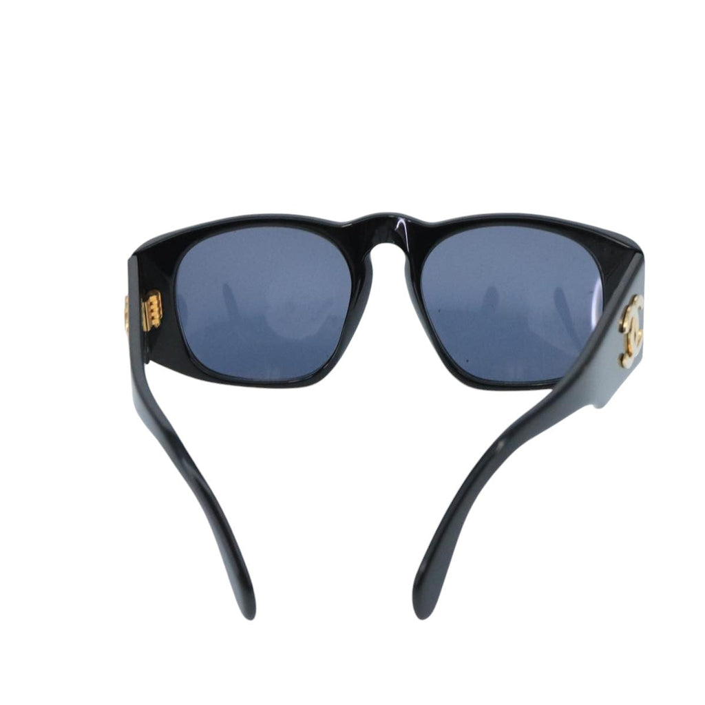CHANEL Sunglasses plastic Black CC bs19747
