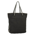 FENDI Tote Bag Canvas Black Silver bs19754