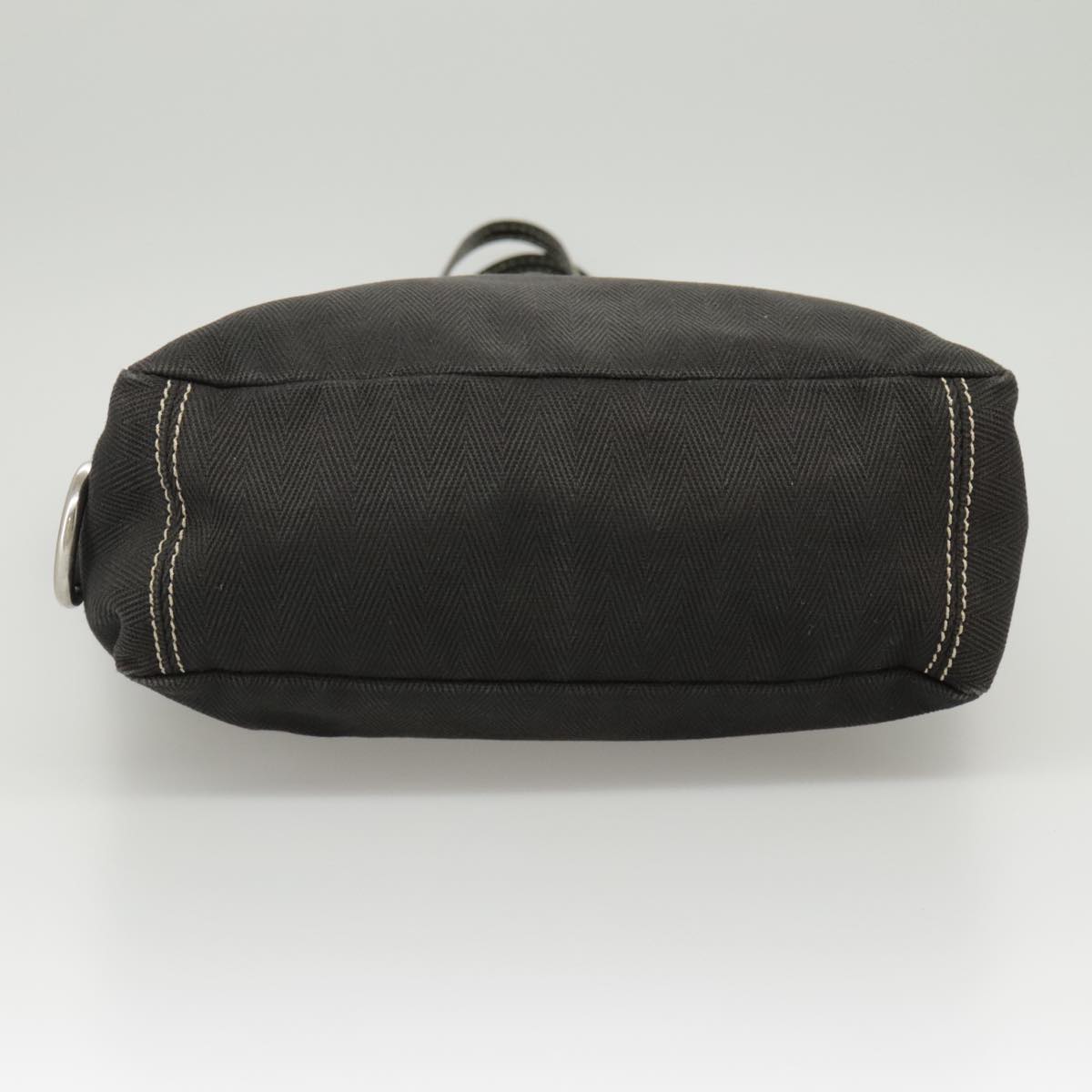 FENDI Tote Bag Canvas Black Silver bs19754