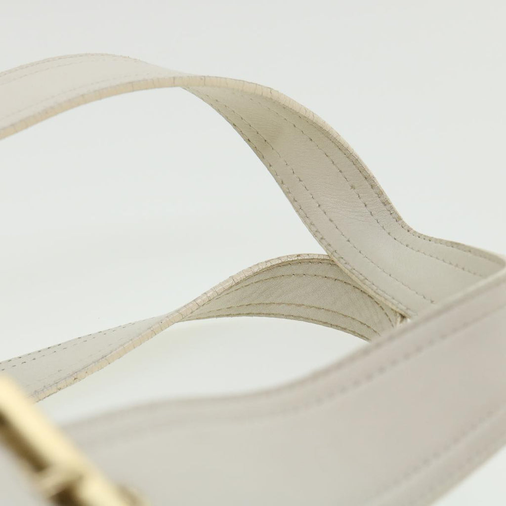 FENDI Zucchino Canvas Shoulder Bag Beige bs1980