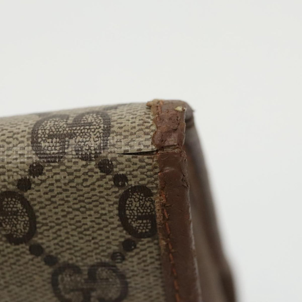 GUCCI GG Supreme Web Sherry Line Clutch Bag PVC Beige 89 01 030 bs19871