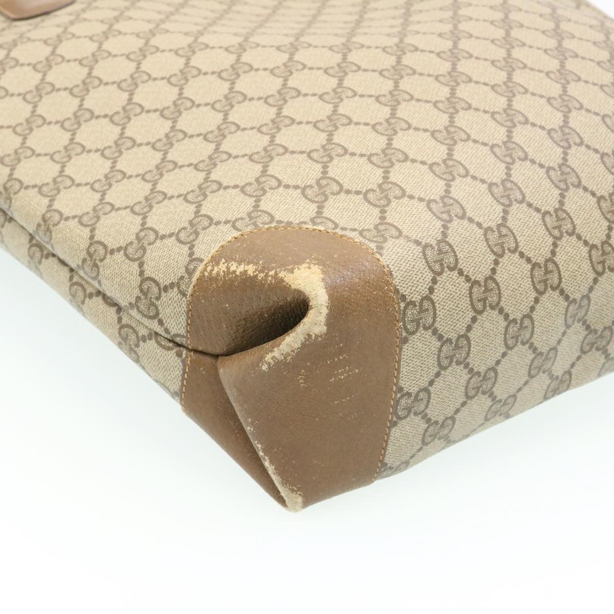 GUCCI Web Sherry Line GG Canvas Tote Bag Beige Red Green bs199