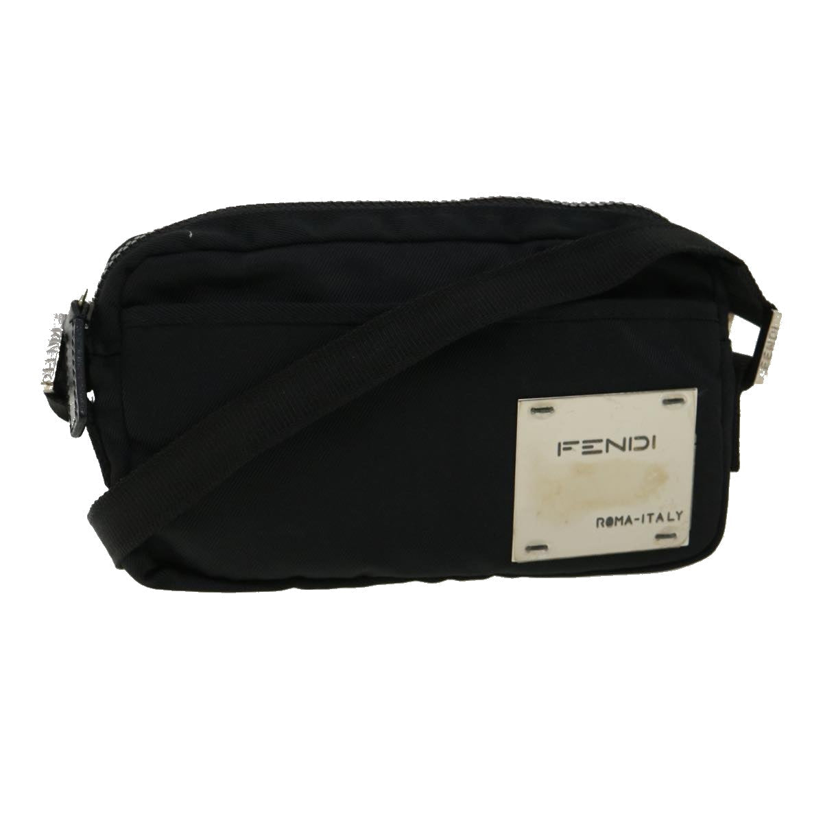 FENDI Shoulder Bag Nylon Black bs1998