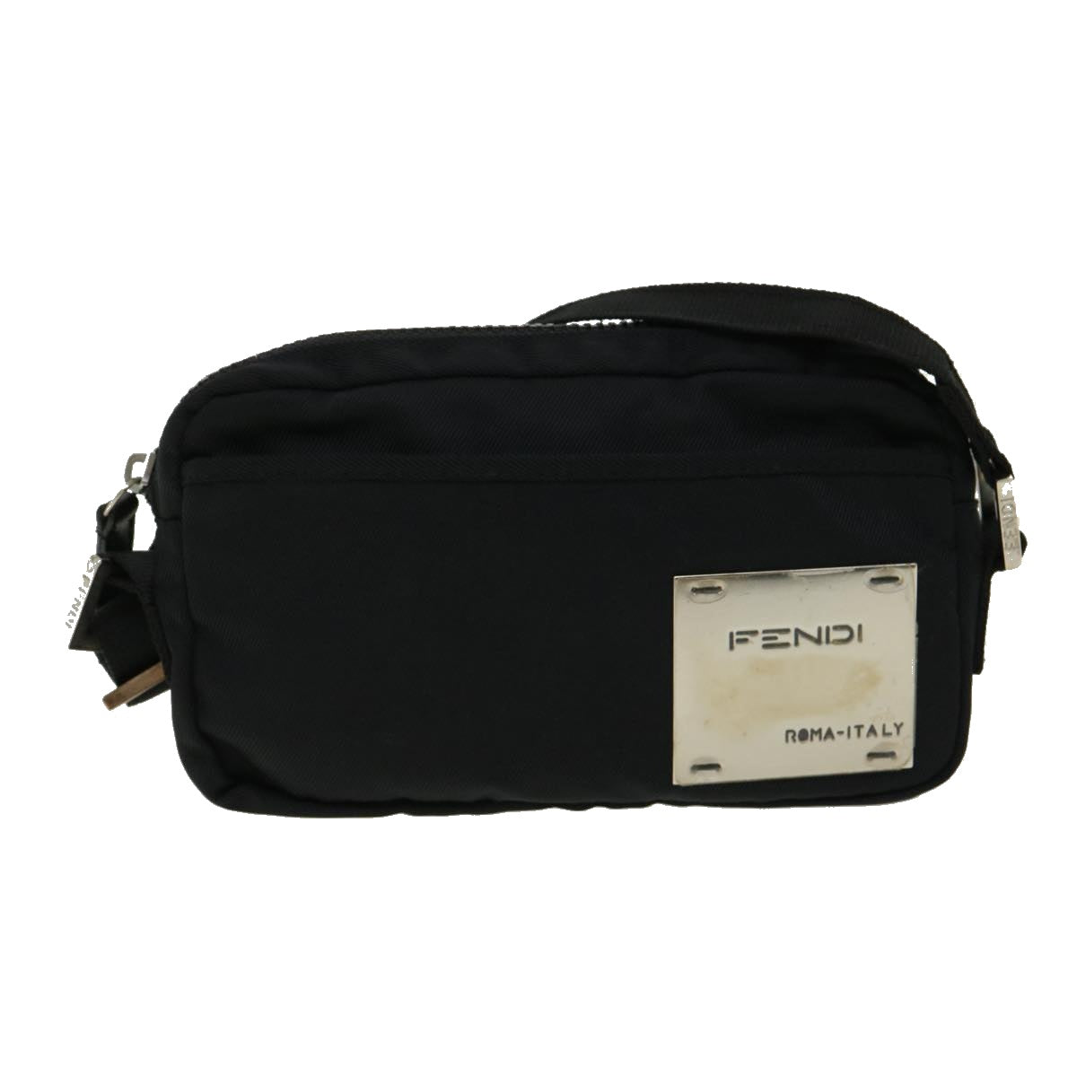 FENDI Shoulder Bag Nylon Black bs1998
