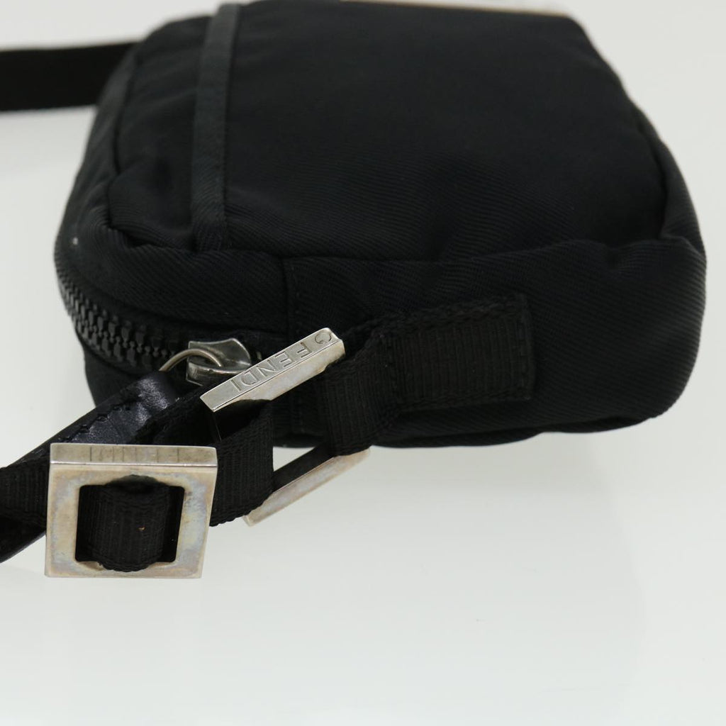 FENDI Shoulder Bag Nylon Black bs1998