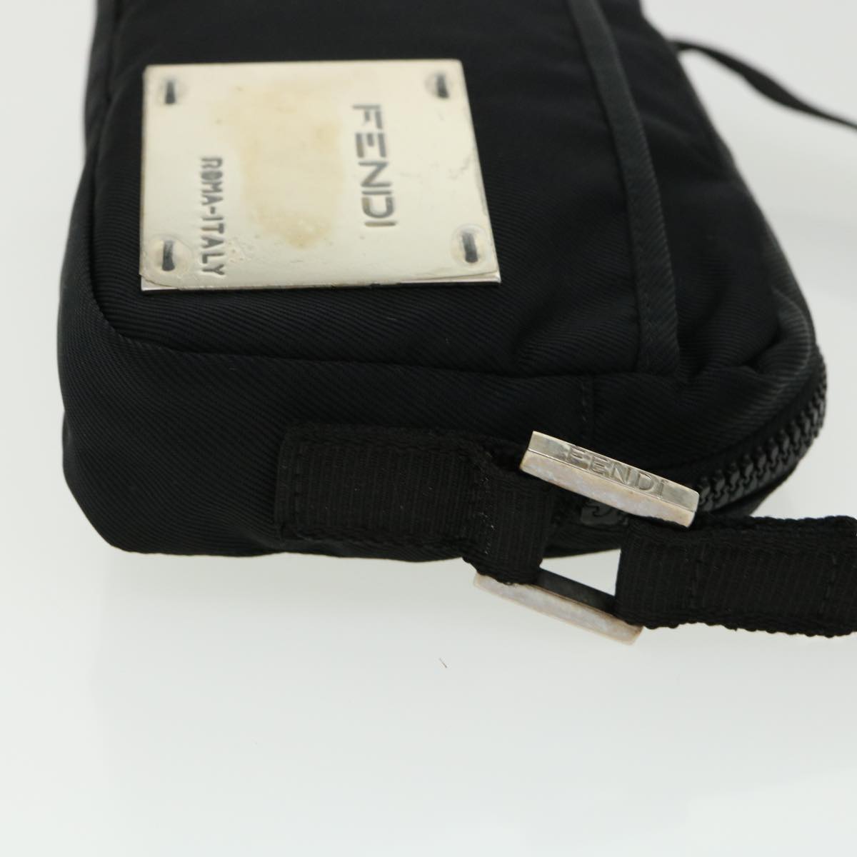 FENDI Shoulder Bag Nylon Black bs1998
