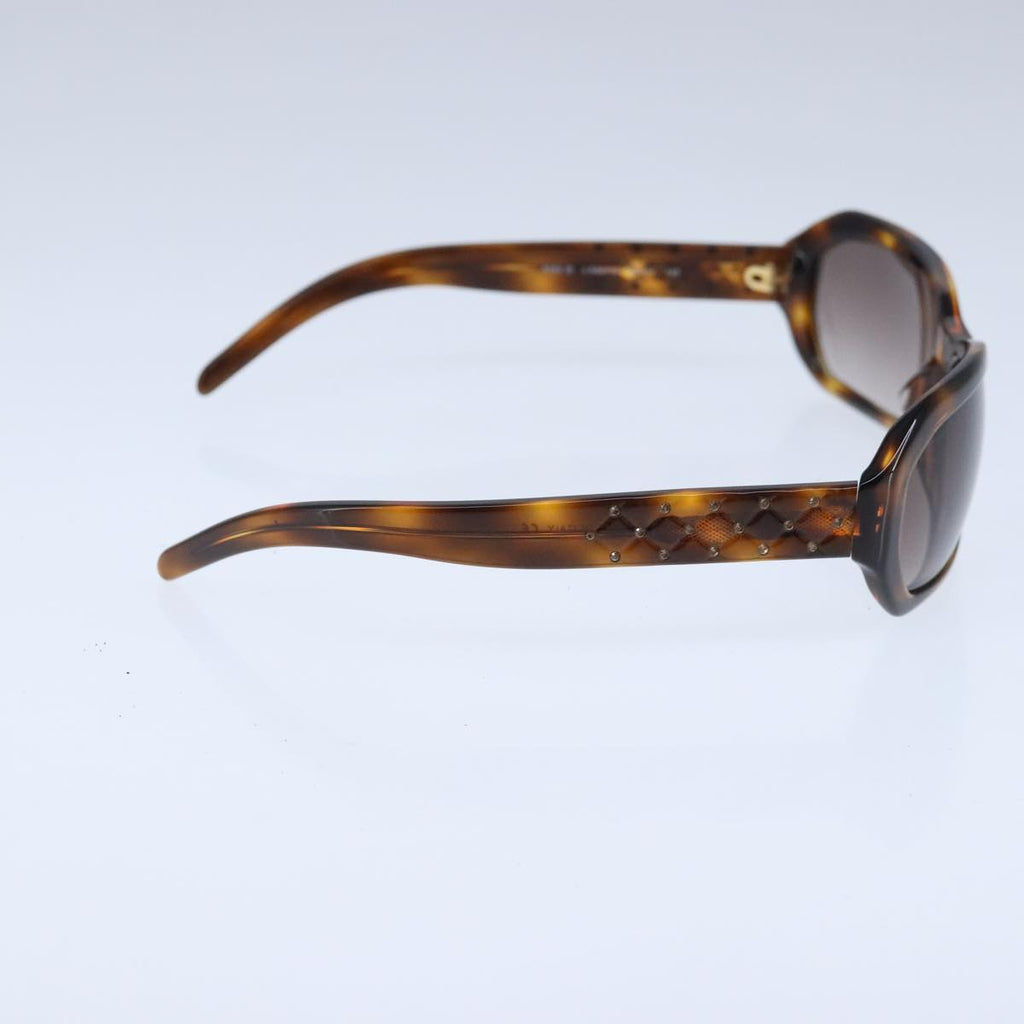 CHANEL Sunglasses plastic Brown CC bs20031
